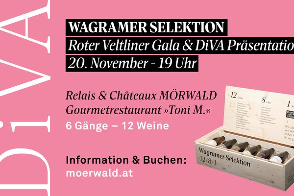 DiVA 2025 – Galaabend und Präsentation der Roten-Veltliner-Box DiVA, Jahrgang 2025.